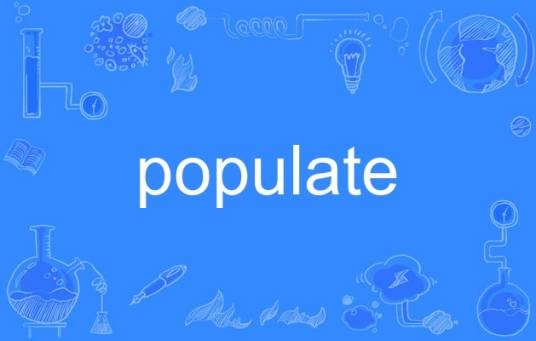 populate