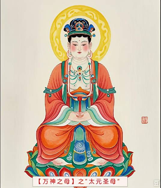 太元圣母（吴楚大母神，道教生育女神）