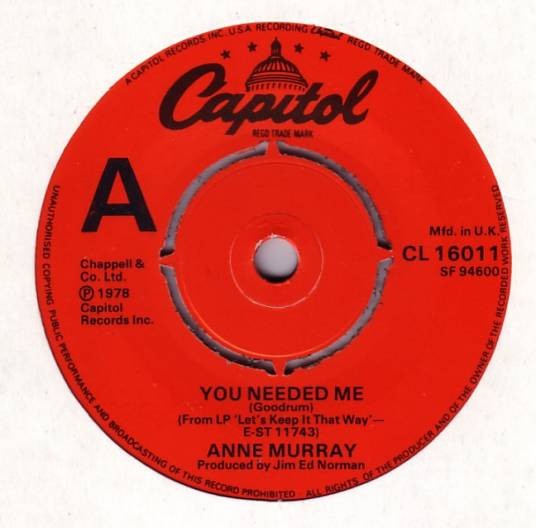 You Needed Me