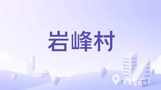 岩峰村（中国浙江省杭州市萧山区南阳街道下辖村）