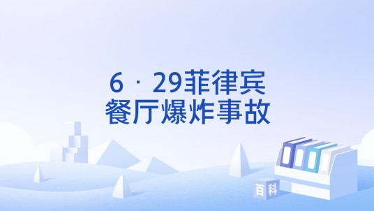 6·29菲律宾餐厅爆炸事故