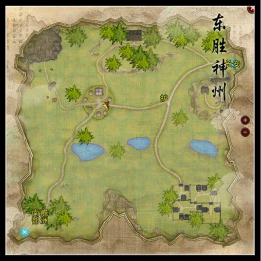 东胜神洲（佛教传说中的四大部洲之一）