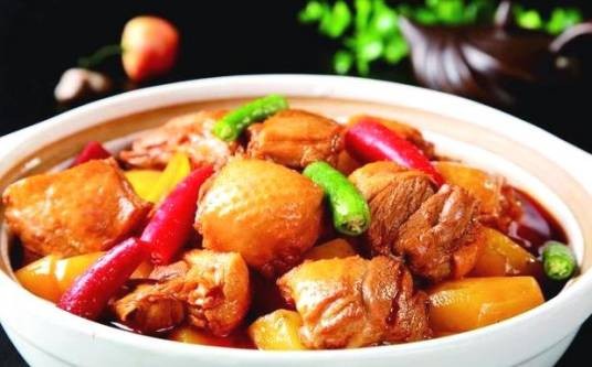 土豆炖鸭肉