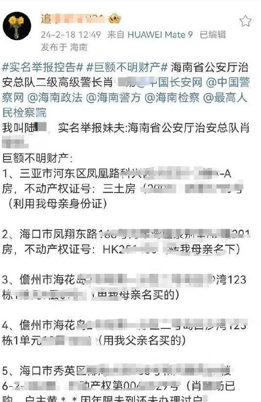 2·18海南老人举报妹夫事件