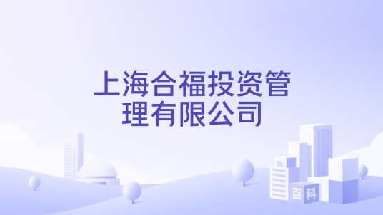 上海合福投资管理有限公司