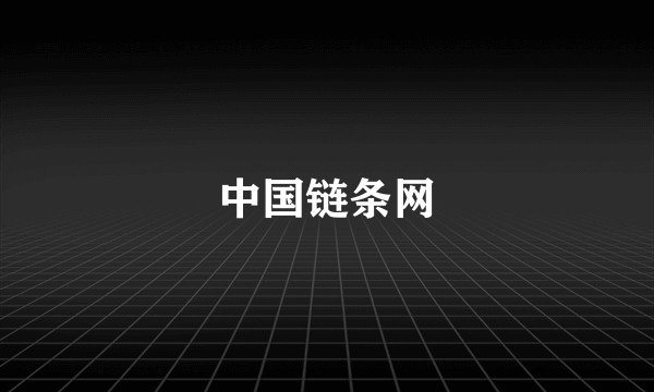 中国链条网