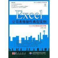 Excel公司表格制作典型实例