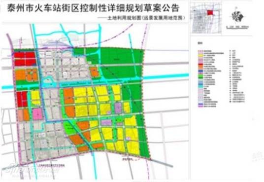 泰州火车站街区