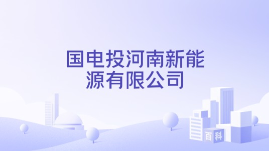 国电投河南新能源有限公司