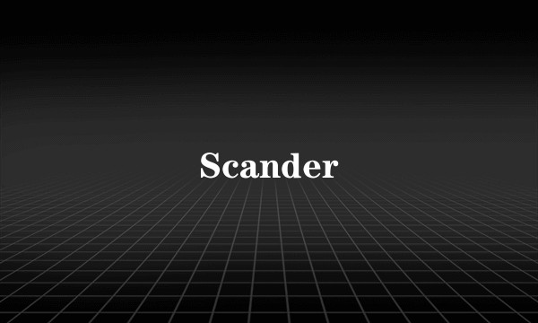 Scander