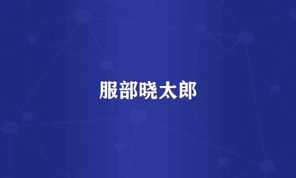 服部晓太郎