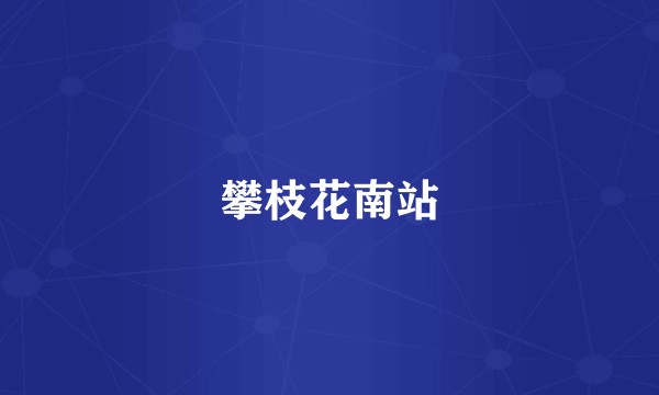 攀枝花南站
