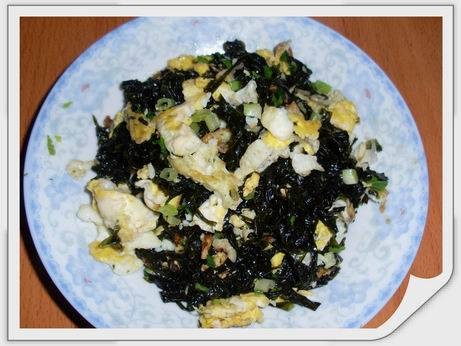 紫菜炒鸡蛋