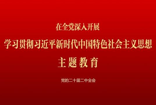 学习贯彻习近平新时代中国特色社会主义思想主题教育