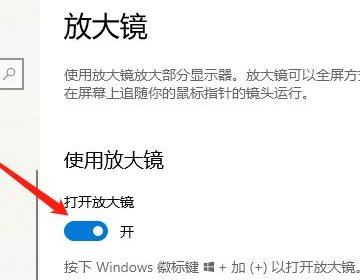 怎么关闭放大镜功能？