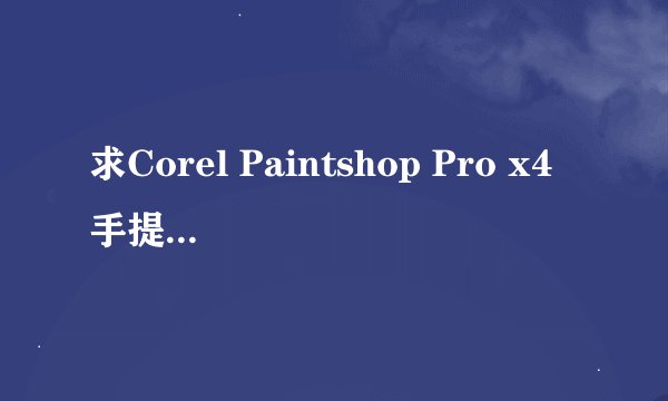 求Corel Paintshop Pro x4手提电脑序列号和激活代码