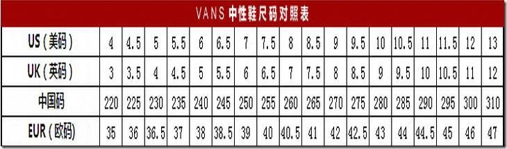 vans的鞋子是偏大还是偏小？