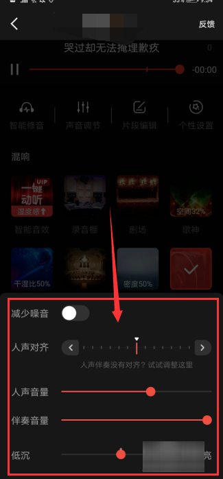 如何在全民k歌上调音才能好听?