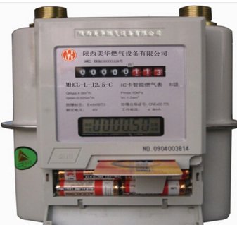 燃气表怎么插IC卡
