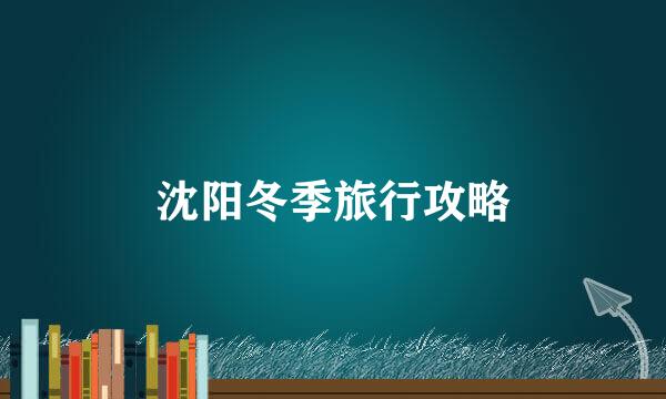 沈阳冬季旅行攻略