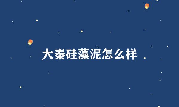 大秦硅藻泥怎么样