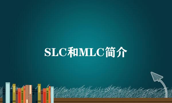 SLC和MLC简介