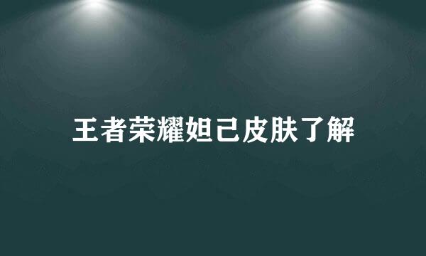 王者荣耀妲己皮肤了解