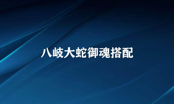 八岐大蛇御魂搭配