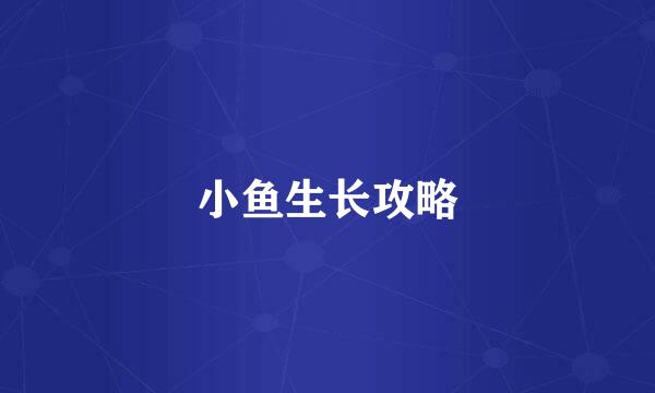 小鱼生长攻略