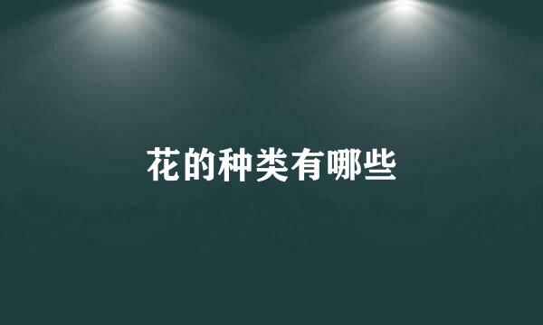 花的种类有哪些