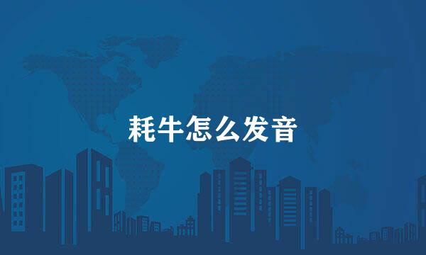 耗牛怎么发音