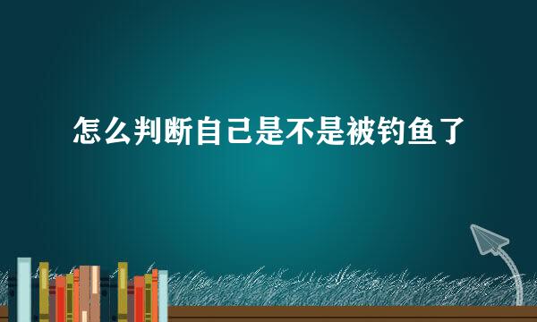 怎么判断自己是不是被钓鱼了