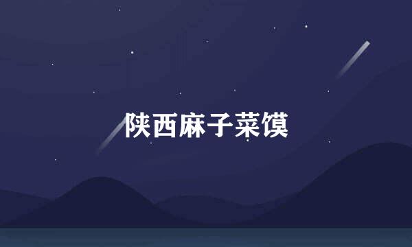 陕西麻子菜馍