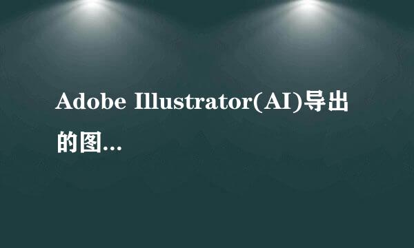 Adobe Illustrator(AI)导出的图片模糊怎么办