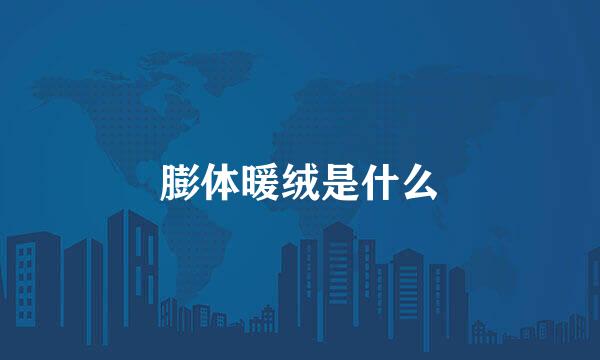 膨体暖绒是什么