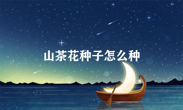 山茶花种子怎么种