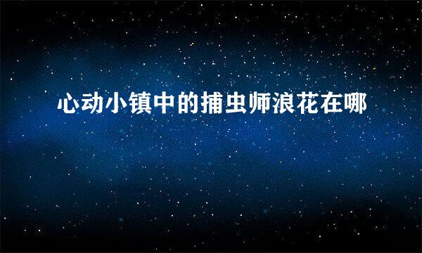 心动小镇中的捕虫师浪花在哪