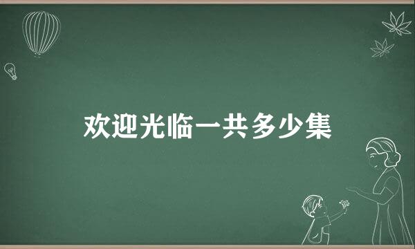 欢迎光临一共多少集