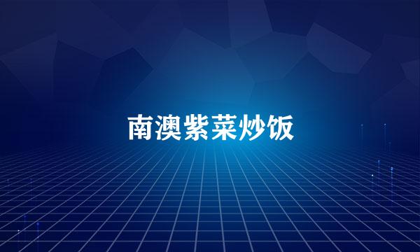南澳紫菜炒饭