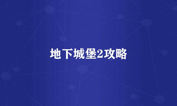 地下城堡2攻略