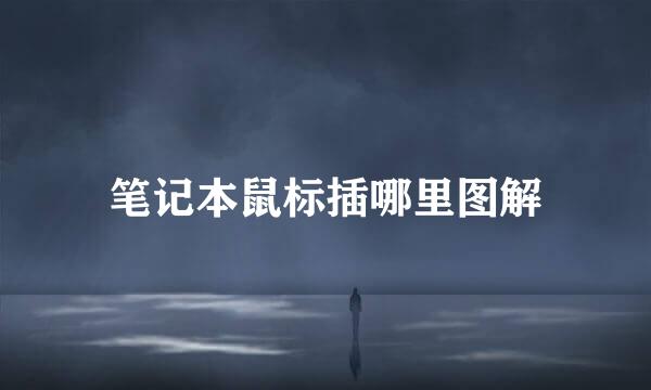 笔记本鼠标插哪里图解