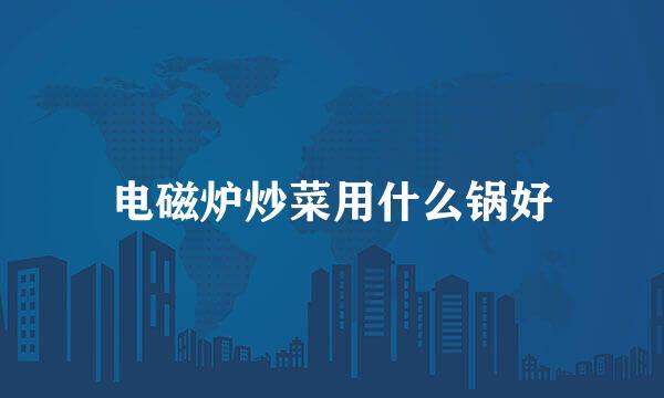 电磁炉炒菜用什么锅好