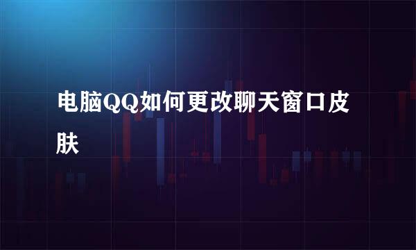 电脑QQ如何更改聊天窗口皮肤