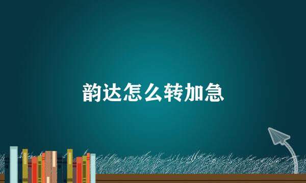 韵达怎么转加急