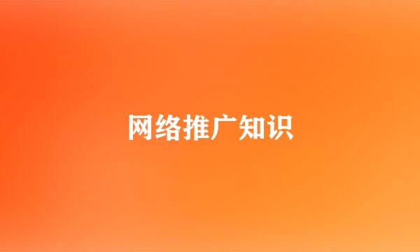 网络推广知识