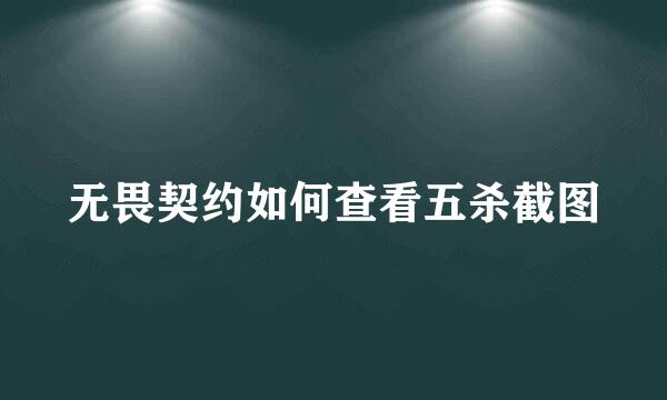 无畏契约如何查看五杀截图