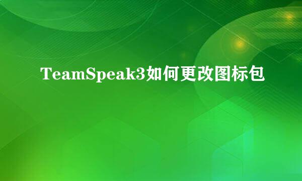 TeamSpeak3如何更改图标包