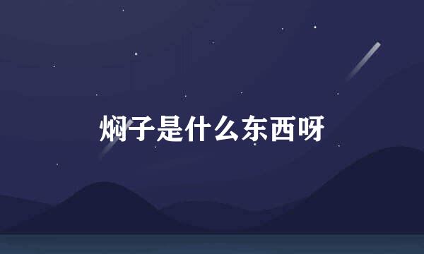 焖子是什么东西呀