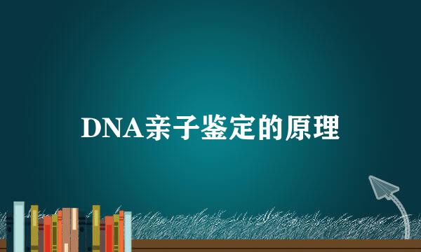 DNA亲子鉴定的原理