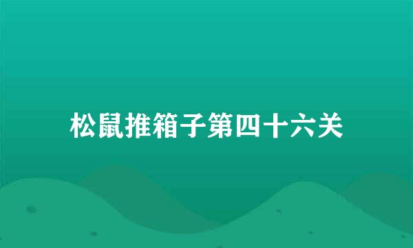 松鼠推箱子第四十六关